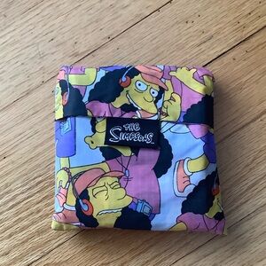 RARE BAGGU NWOT STANDARD THE SIMPSONS OTTO MANN Multicolor Cartoon Print Pouch